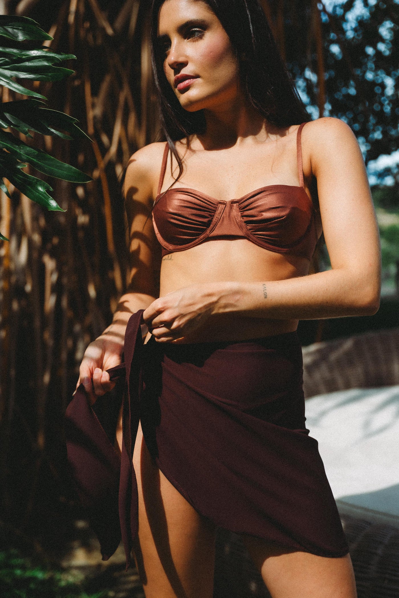 BROWN RUBY SARONG