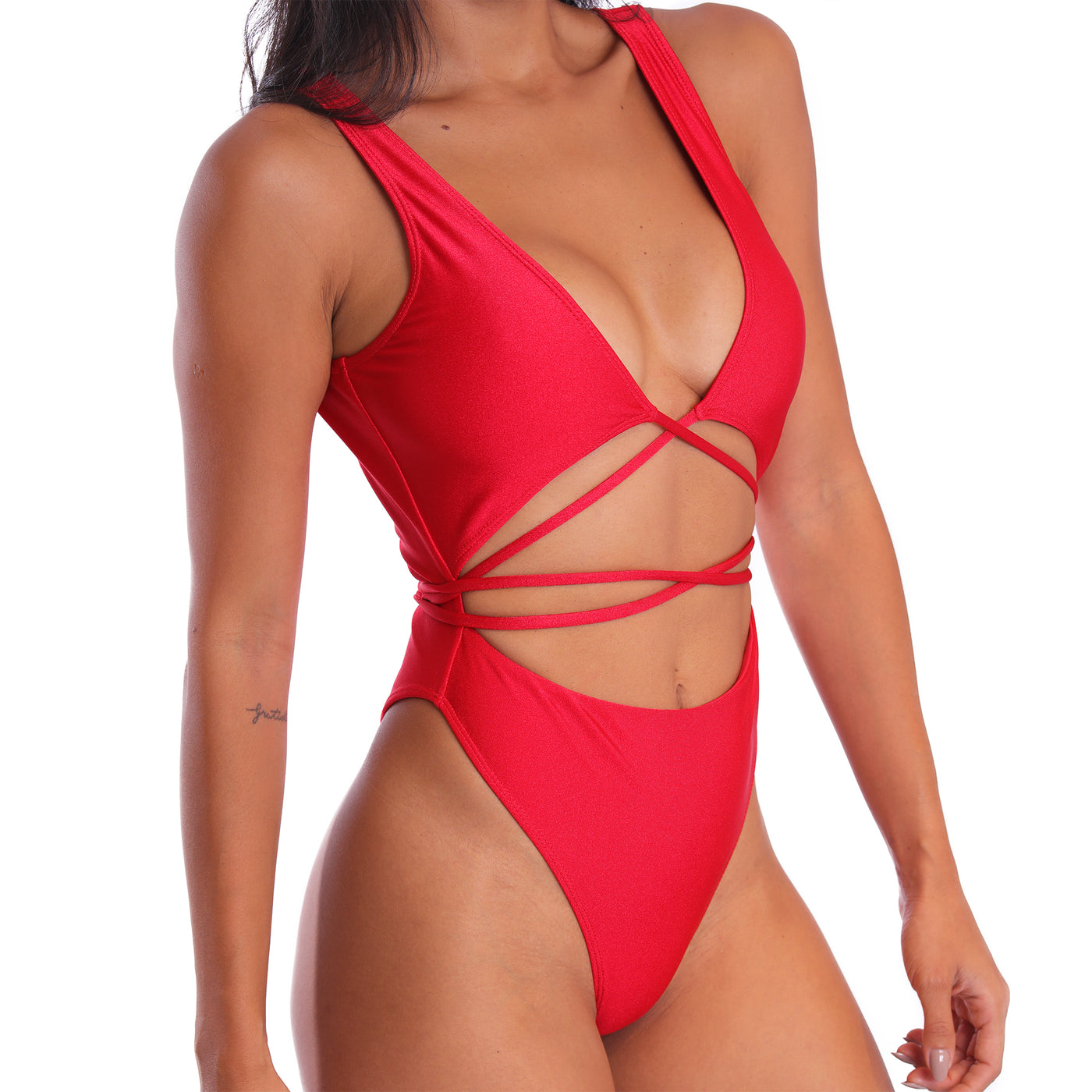 KHLOE ONE PIECE RED