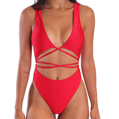 KHLOE ONE PIECE RED